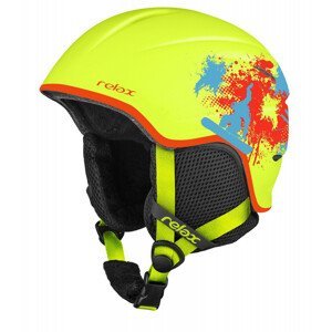 Dětská lyžařská přilba Relax Twister Velikost helmy: 53-56 cm / Barva: žlutá