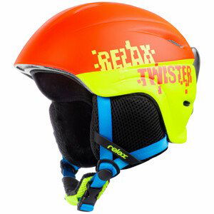 Dětská lyžařská přilba Relax Twister Velikost helmy: 53-56 cm / Barva: červená/zelená