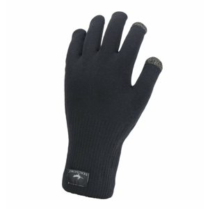 Nepromokavé rukavice SealSkinz WP All Weather Ultra Grip Velikost rukavic: L / Barva: černá