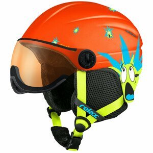 Dětská lyžařská přilba Relax Twister Visor Velikost helmy: 49-52 cm / Barva: červená