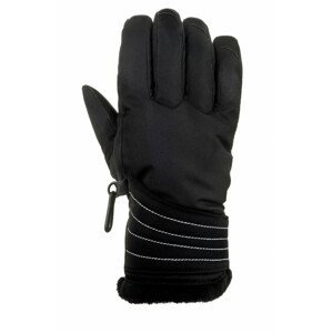 Dámské lyžařské rukavice Relax Icepeak Velikost rukavic: L / Barva: černá/bílá