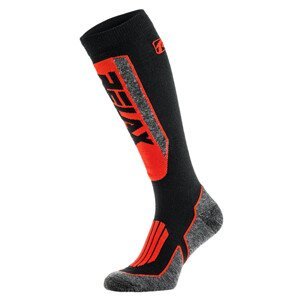 Lyžařské ponožky Relax Extreme Velikost ponožek: 47-48 / Barva: černá/červená