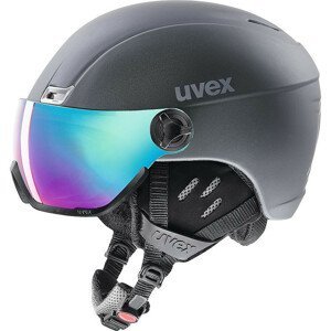 Lyžařská přilba Uvex HLMT 400 Visor style Velikost helmy: 53-58 cm / Barva: šedá
