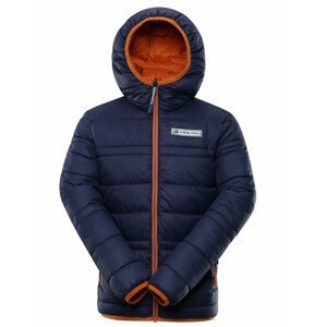 Dětská bunda Alpine Pro Selmo Dětská velikost: 92-98 / Barva: modrá/oranžová