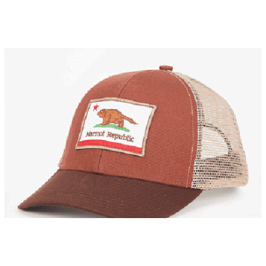 Kšiltovka Marmot Retro Trucker Hat 2022 Barva: hnědá/oranžová