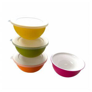 Sada misek Omada Sanaliving Bowls Set 4x 0,5L Barva: mix barev