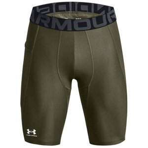 Pánské funkční spodky Under Armour HG Armour Lng Shorts Velikost: M / Barva: tmavě zelená