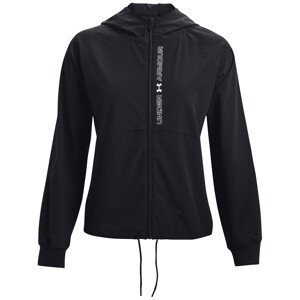 Dámská bunda Under Armour Woven FZ Jacket Velikost: XS / Barva: černá