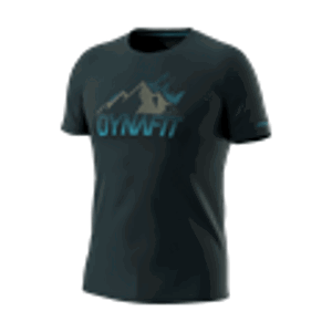 Pánské funkční triko Dynafit Transalper Graphic S/S Tee M Velikost: XL / Barva: fialová