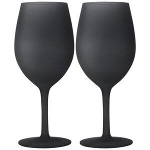 Skleničky na víno Brunner Wineglass Blacksatin - 2ks Barva: černá