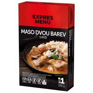 Hotové jídlo Expres menu KM Maso dvou barev s rýží