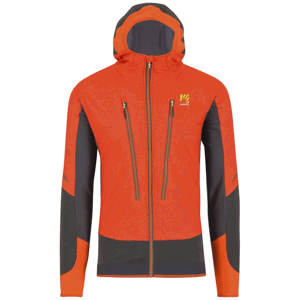 Pánská zimní bunda Karpos Alagna Plus Evo Jacket Velikost: M / Barva: oranžová/černá