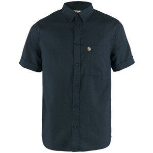 Pánská košile Fjällräven Övik Travel Shirt SS M Velikost: S / Barva: tmavě modrá