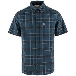 Pánská košile Fjällräven Övik Travel Shirt SS M Velikost: M / Barva: modrá
