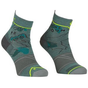 Pánské ponožky Ortovox Alpine Light Quarter Socks M Velikost ponožek: 39-41 / Barva: šedá