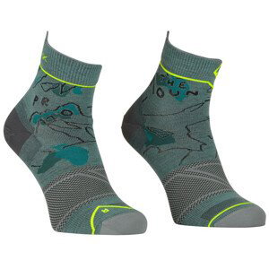 Pánské ponožky Ortovox Alpine Light Quarter Socks M Velikost ponožek: 42-44 / Barva: šedá