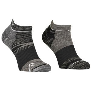 Pánské ponožky Ortovox Alpine Low Socks M Velikost ponožek: 39-41 / Barva: černá/šedá