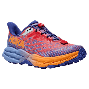 Běžecké boty Hoka Y Speedgoat 5 Youth Velikost bot (EU): 36 2/3 / Barva: červená/modrá