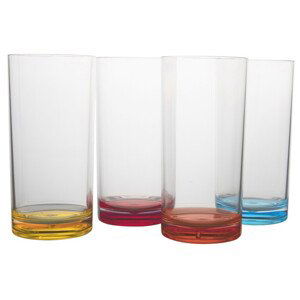 Set skleniček Gimex Longdrink Rainbow 4 pcs