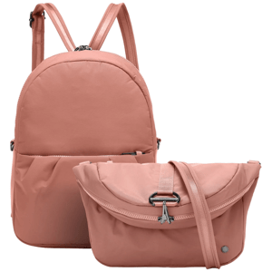 Městský batoh Pacsafe Citysafe CX convertible backpack Barva: růžová