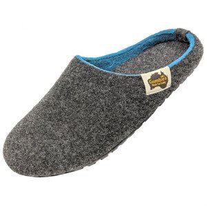 Pantofle Gumbies Outback - Charcoral & Turquoise Velikost bot (EU): 42 / Barva: tmavě šedá