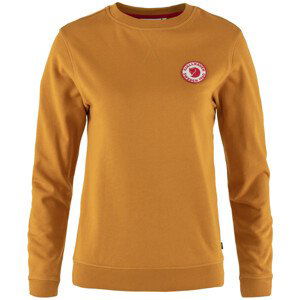 Dámský svetr Fjällräven 1960 Logo Badge Sweater Velikost: L / Barva: oranžová/žlutá