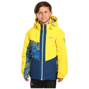 Dětská bunda Kilpi Ateni-Jb Dětská velikost: 122 / Barva: žlutá/modrá