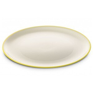 Talíř Omada SANALIVING Dinner Plate 24xh2cm Barva: béžová/zelená