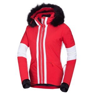 Dámská lyžařská bunda Northfinder Zella Velikost: M / Barva: červená/bílá