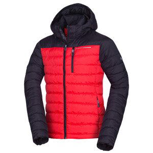 Pánská zimní bunda Northfinder Ron Velikost: M / Barva: červená/černá