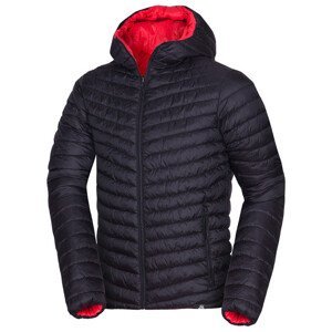 Pánská zimní bunda Northfinder Wallace Velikost: L / Barva: černá/červená