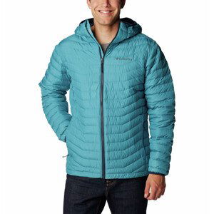 Pánská bunda Columbia Westridge™ Down Hooded Jacket Velikost: L / Barva: modrá