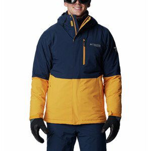 Pánská zimní bunda Columbia Winter District™ II Jacket Velikost: XL / Barva: modrá/žlutá