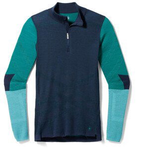 Dámské funkční triko Smartwool W Intrknt Thrml Mrn Bl Colorbl 1/4 Zip Velikost: L / Barva: tmavě modrá