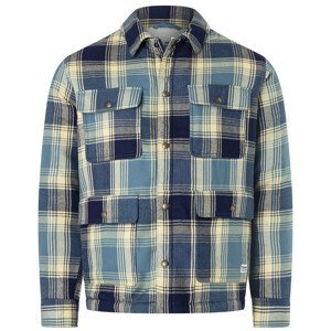 Pánská zimní bunda Marmot Ridgefield Sherpa Flannel Shirt Jacket Velikost: XL / Barva: modrá
