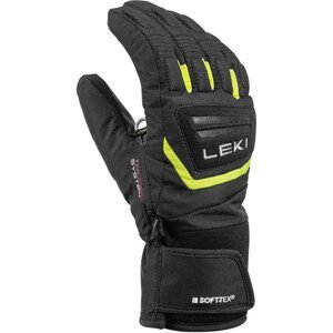 Lyžařské rukavice Leki Griffin 3D Junior Velikost rukavic: 6 / Barva: černá/žlutá