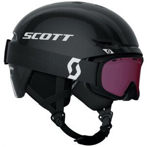 Set přilba a brýle Scott Keeper 2 + Witty Jr Velikost helmy: 51-54 cm / Barva: černá