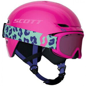 Set přilba a brýle Scott Keeper 2 + Witty Jr Velikost helmy: 51-54 cm / Barva: růžová