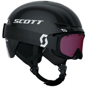 Set přilba a brýle Scott Keeper 2 + Witty Jr Velikost helmy: 53-56 cm / Barva: černá