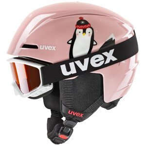 Set přilba a brýle Uvex Viti set Velikost helmy: 51-55 cm / Barva: růžová