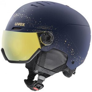 Dámská lyžařská přilba Uvex Wanted Visor WE Velikost helmy: 54-58 cm / Barva: tmavě modrá