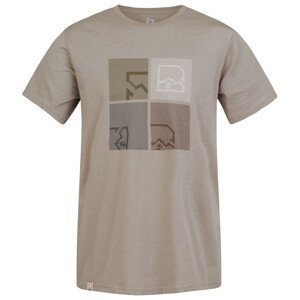 Pánské tričko Hannah Ramone Velikost: M / Barva: šedá/hnědá