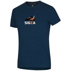 Pánské triko Ocún Classic T Men Sigma-Shoe Velikost: XL / Barva: tmavě modrá
