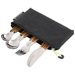 Sada příborů Outwell Pouch Cutlery Set Deluxe Barva: hnědá