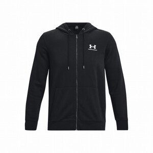 Pánská mikina Under Armour Essential Fleece FZ Hood Velikost: M / Barva: černá