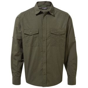 Pánská košile Craghoppers Kiwi Long Sleeved Shirt Velikost: M / Barva: zelená