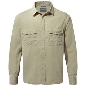 Pánská košile Craghoppers Kiwi Long Sleeved Shirt Velikost: M / Barva: béžová