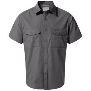 Pánská košile Craghoppers Kiwi Short Sleeved Shirt Velikost: XXL / Barva: šedá