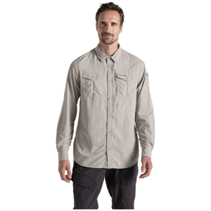 Pánská košile Craghoppers NosiLife Adventure Long Sleeved Shirt III Velikost: M / Barva: béžová
