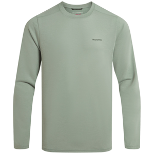 Pánské triko Craghoppers Nosilife Abel Long Sleeved T-Shirt Velikost: M / Barva: světle zelená
